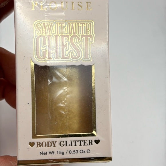 P. Louise Stay With Chest Body Chunky Glitter in Golden Era 15g BRAND NEW SEALED - Picture 3 of 8